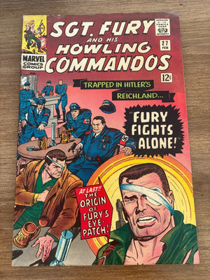 Sgt. Fury & His Howling Commandos # 27 VG Marvel Comic Book Nick Fury 17 J477
