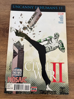 Uncanny Inhumans # 11 NM 2nd Print Variant Marvel Comic Book 12 J478