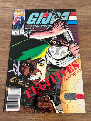 G.I. Joe # 107 VF- Marvel Comic Book Snake Eyes Duke Cobra Destro 18 J481