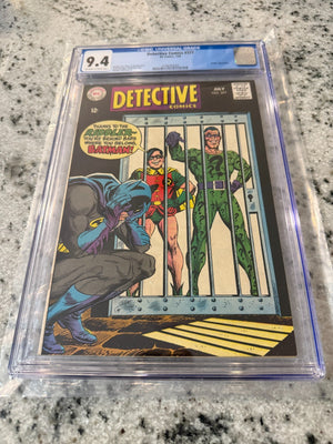 Detective Comics # 377 CGC Graded 9.4 DC Comic Book Batman Riddler 1968 JH43