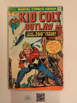 Kid Colt Outlaw #200 GD Marvel Comic Books Western 24 HH127