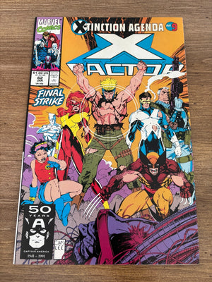 X-Factor # 62 VF/NM Marvel Comic Book X-Men Wolverine Jim Lee Cover Art 9 J461