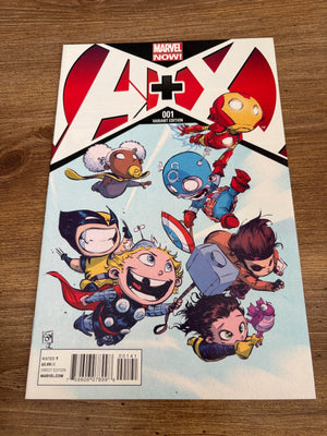 A+X # 1 NM 1st Print Marvel Comic Book Variant Cover Scottie Young X-Men 6 J481