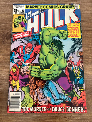The Incredible Hulk # 227 VF Marvel Comic Book 22 J465
