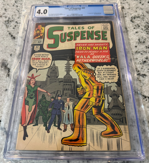 Tales Of Suspense # 43 CGC Graded 4.0 Marvel Comic Book Iron Man 1st Kala JH43