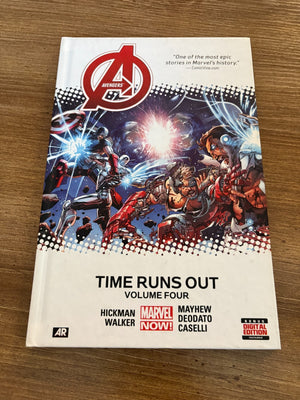 Avengers Time Runs Out Vol. # 4 Hardcover Graphic Novel Comic Book 6 J469