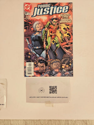 Young Justice #37 NM DC Comic Books Robin Superboy Wondergirl 19 HH134