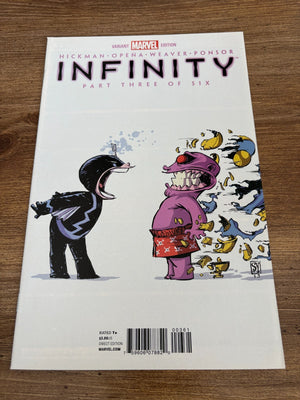 Infinity # 3 NM 1st Print Variant Cover Marvel Comic Book Scottie Young 6 J481