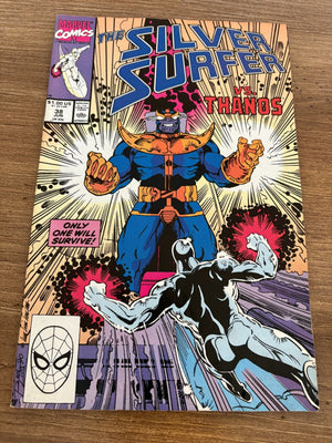 Silver Surfer # 38 VF/NM Marvel Comic Book Firelord Thanos Galactus 3 J465