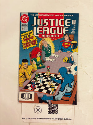 Justice League America #61 NM DC Comic Books Blue Beetle Booster Gold 1 HH117